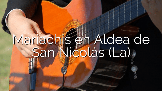Mariachis en Aldea de San Nicolás (La)