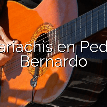 Mariachis en Pedro Bernardo