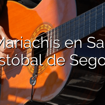 Mariachis en San Cristóbal de Segovia